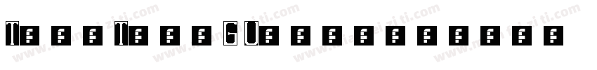 TrueTeraG Ultra字体转换